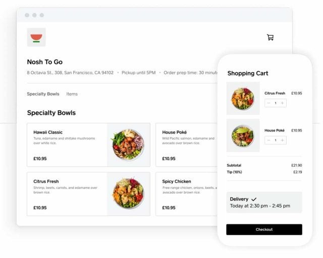 square online ordering screenshot