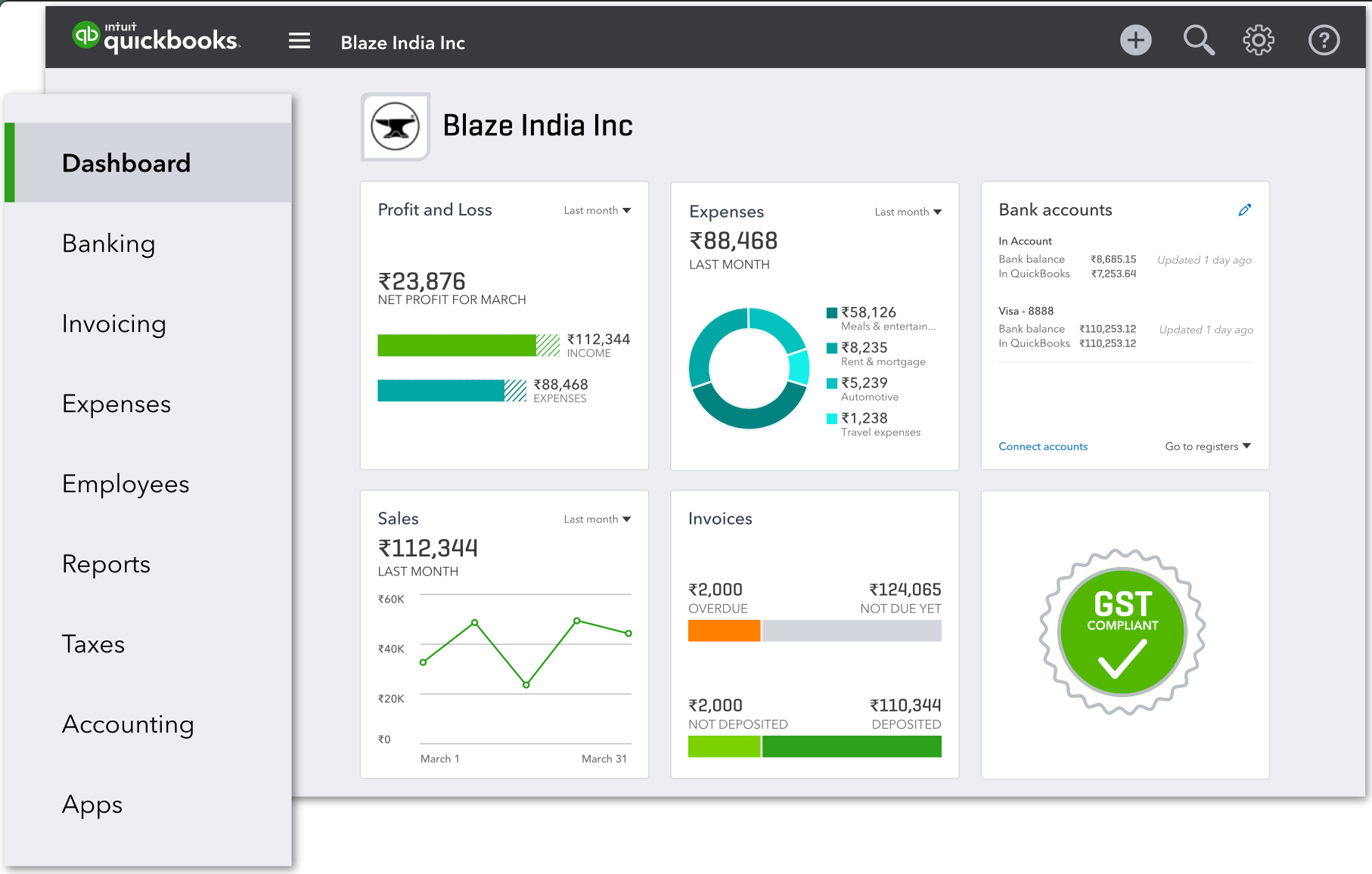 QuickBooks Interface